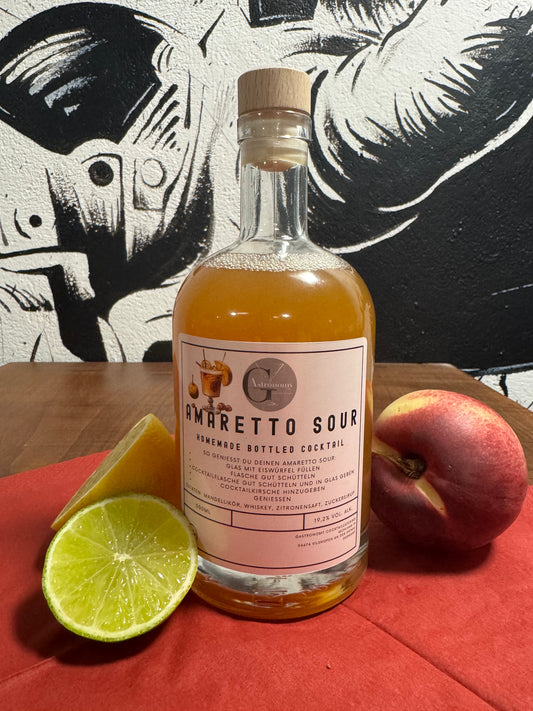 Amaretto Sour Bottled Cocktail – 500 ml